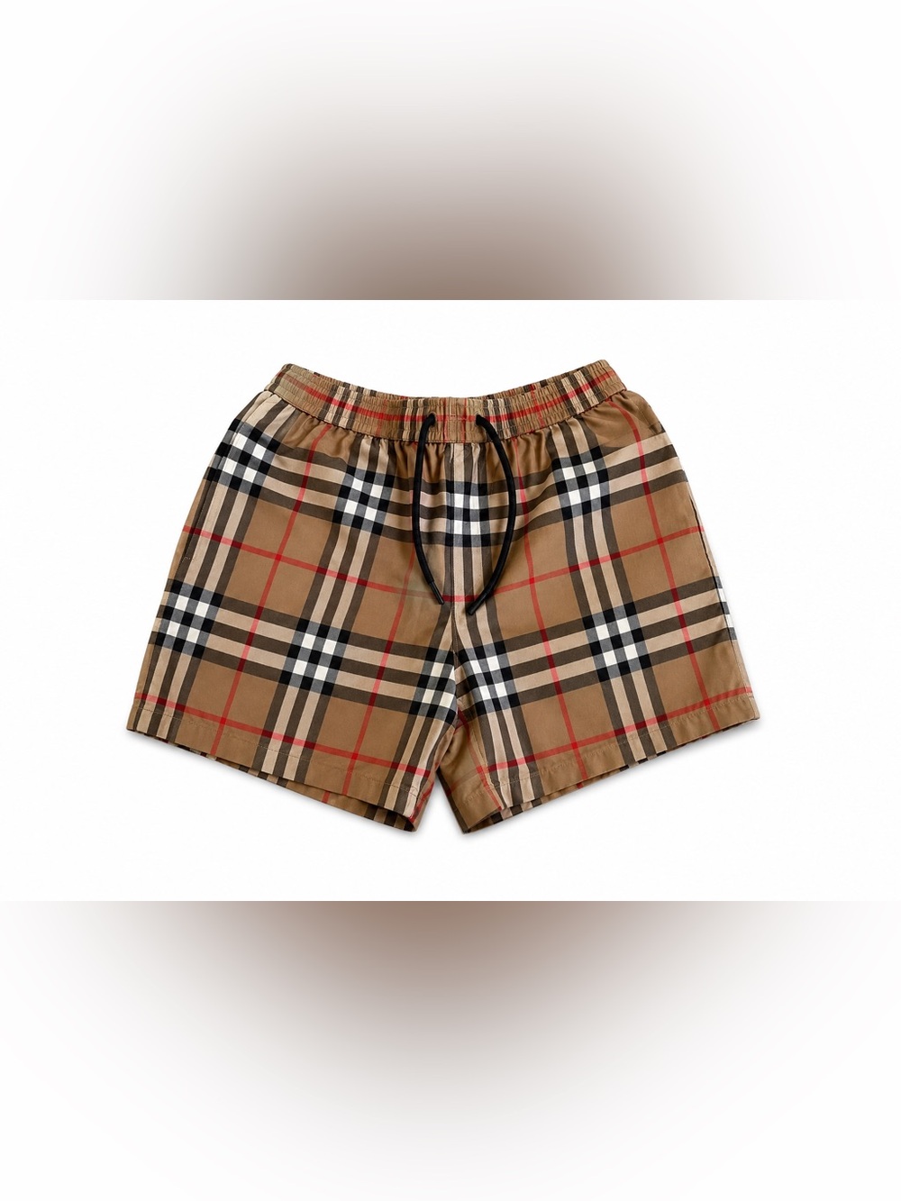Burberry Plaid BABY Shorts in Tan and Red